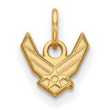 14k-gold-logoart-u-s-air-force-xs-pendant-SolomonJeweler-Wichita-KS-CustomJewelry