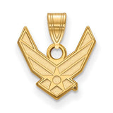 14k-gold-logoart-u-s-air-force-small-pendant-SolomonJeweler-Wichita-KS-CustomJewelry