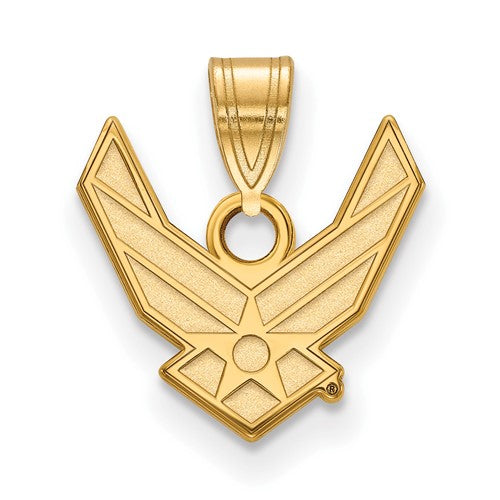 14k-gold-logoart-u-s-air-force-small-pendant-SolomonJeweler-Wichita-KS-CustomJewelry