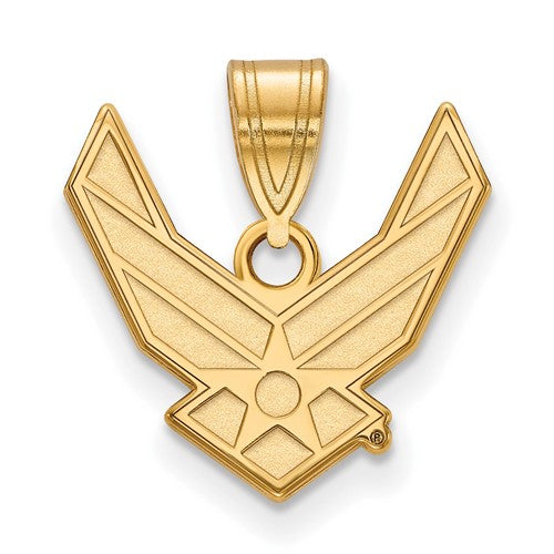 14k-gold-logoart-u-s-air-force-medium-pendant-SolomonJeweler-Wichita-KS-CustomJewelry