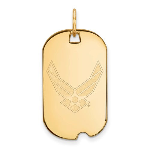 14k-gold-logoart-u-s-air-force-small-dog-tag-SolomonJeweler-Wichita-KS-CustomJewelry