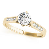 ENGAGEMENT RINGS SINGLE ROW CHANNEL SET - Solomon Jewelers