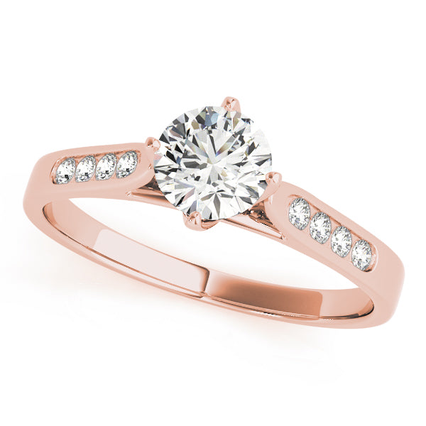 ENGAGEMENT RINGS SINGLE ROW CHANNEL SET - Solomon Jewelers