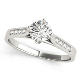 ENGAGEMENT RINGS SINGLE ROW CHANNEL SET - Solomon Jewelers
