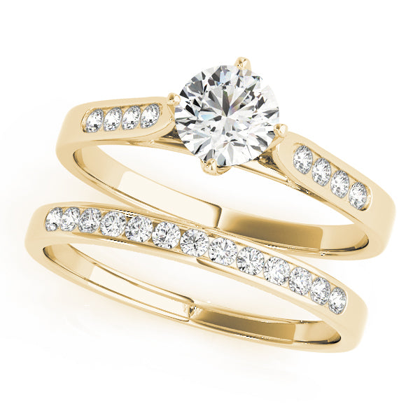 ENGAGEMENT RINGS SINGLE ROW CHANNEL SET - Solomon Jewelers