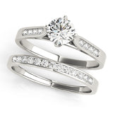 ENGAGEMENT RINGS SINGLE ROW CHANNEL SET - Solomon Jewelers
