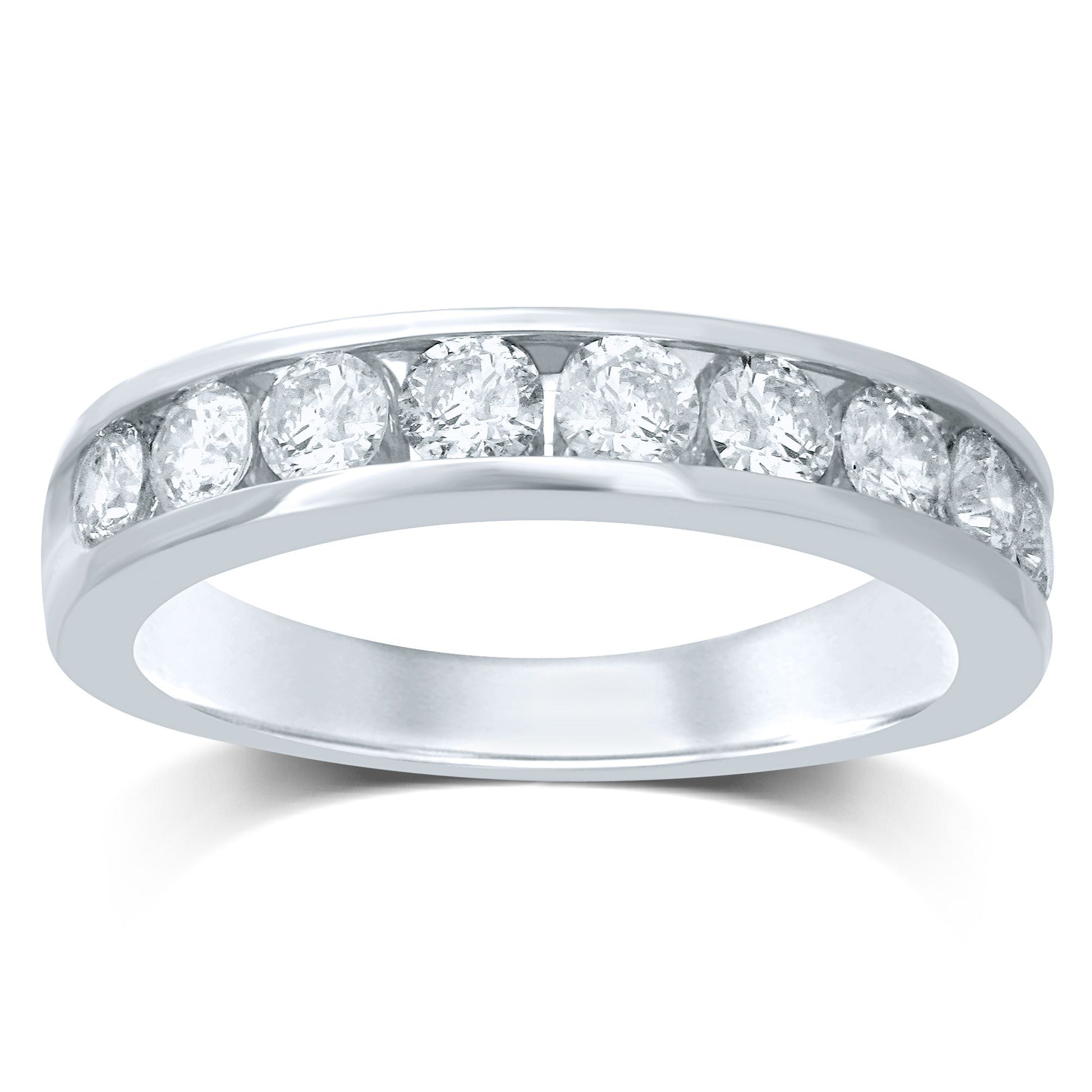 14K  0.27CT  Diamond  Band (9 Diamond Stones) - Solomon Jewelers