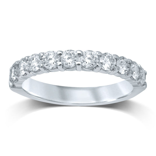 14K 0.10CT Diamond Band (11 Diamond Stones) - Solomon Jewelers