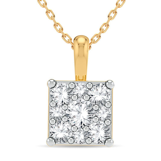 14K 0.23CT Diamond Pendant - Solomon Jewelers