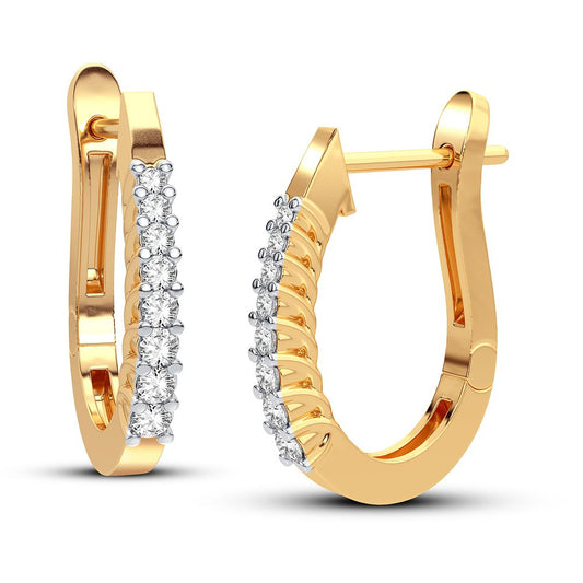 10K 0.25CT Diamond Earring - Solomon Jewelers
