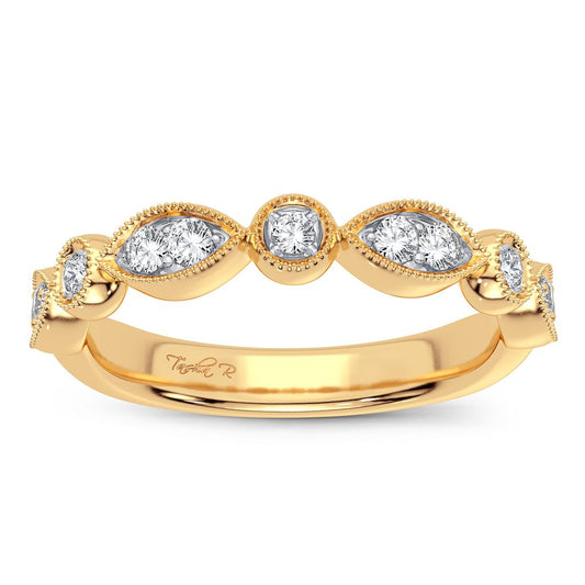 14K 0.17CT Diamond Band - Solomon Jewelers
