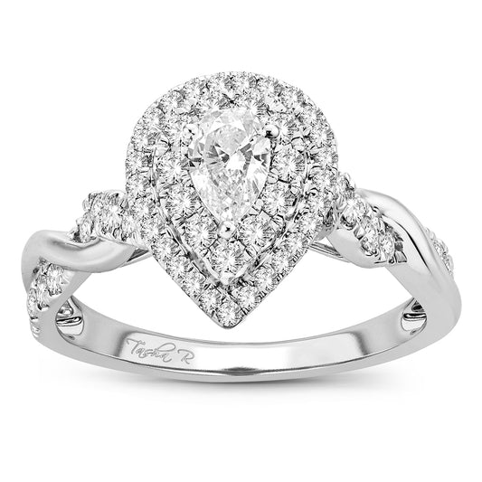 14K 1.00ct Engagement Ring - Solomon Jewelers