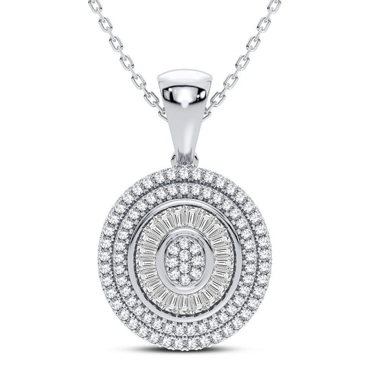 14K 0.40CT DAIMOND PENDANT - Solomon Jewelers