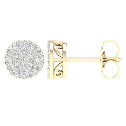 10K 0.25ct Diamond Earring - Solomon Jewelers