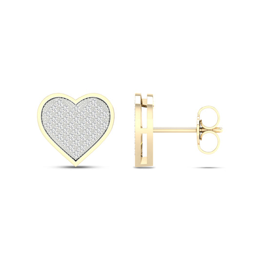 10K 0.25CT Diamond Earring - Solomon Jewelers