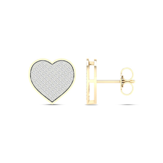 10K 0.33CT Diamond Earring - Solomon Jewelers