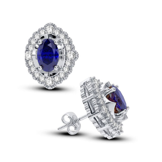 14K 0.20CT Diamond Earring - Solomon Jewelers