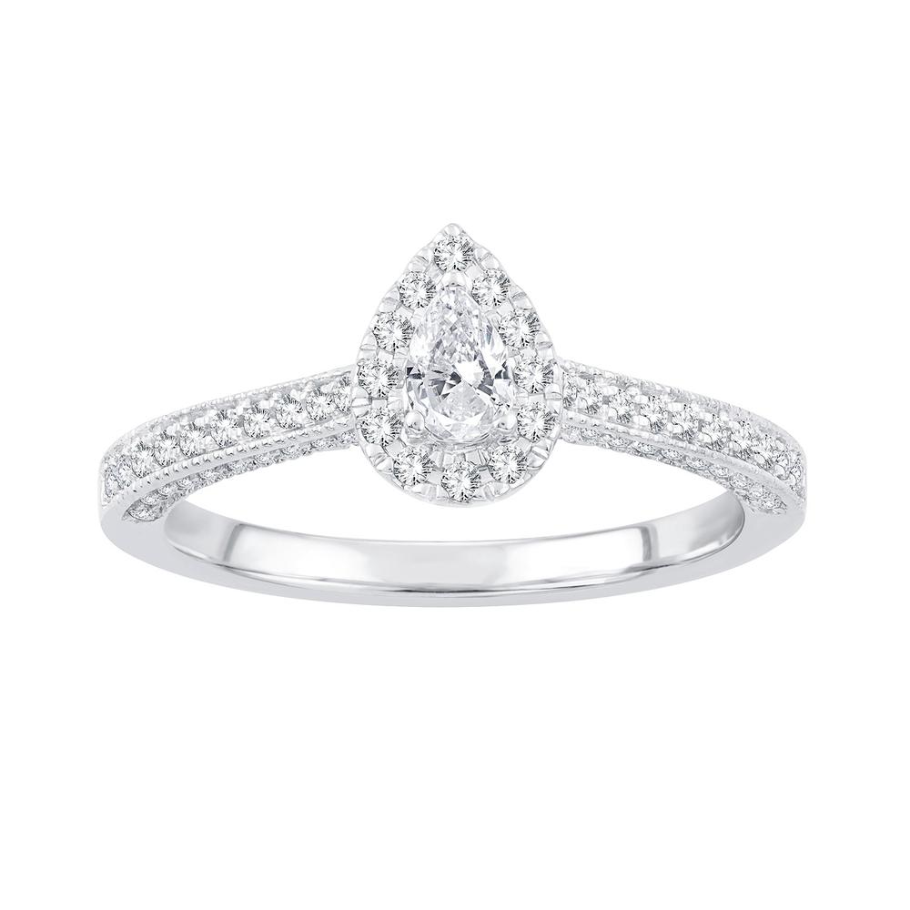 14K 0.50ct DIAMOND Engagement Ring