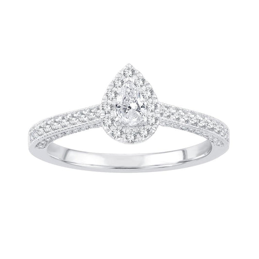 14K 0.50ct DIAMOND Engagement Ring