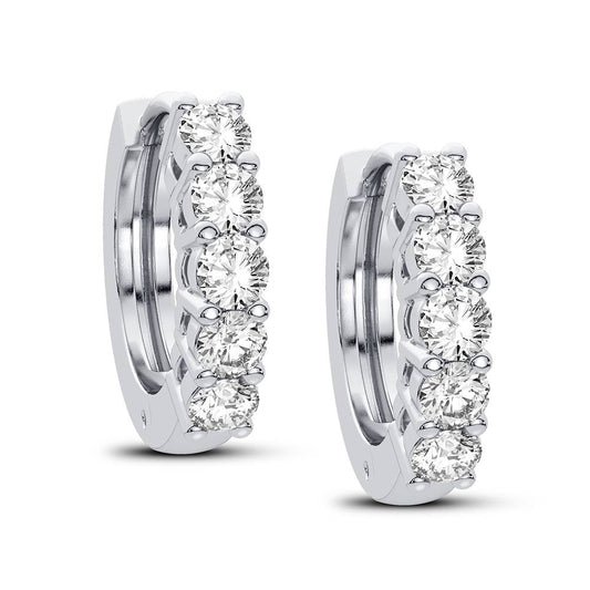 14K 0.27CT Diamond Earring - Solomon Jewelers