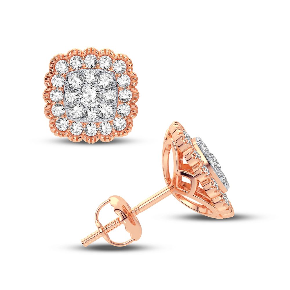 14K 0.50CT Diamond Earring - Solomon Jewelers