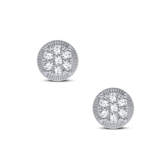 14K 0.25CT DIAMOND EARRING - Solomon Jewelers