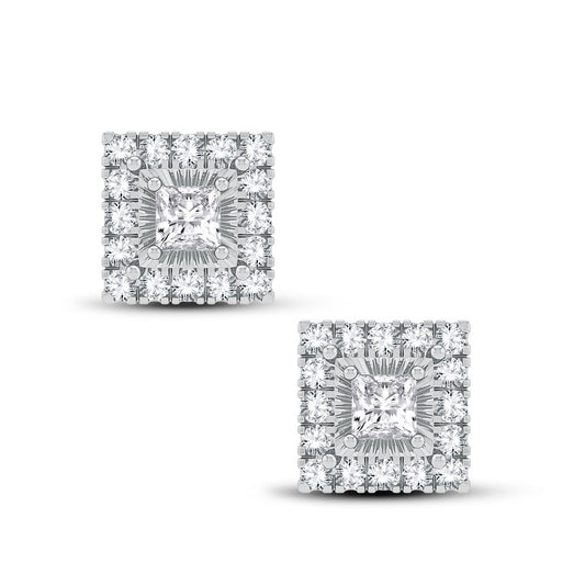 14K 0.40CT Diamond Earring - Solomon Jewelers