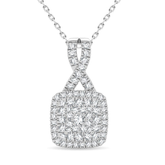 14K 0.50CT Diamond Pendant - Solomon Jewelers