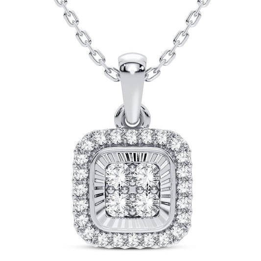 14K 0.25CT DIAMOND PENDANT - Solomon Jewelers