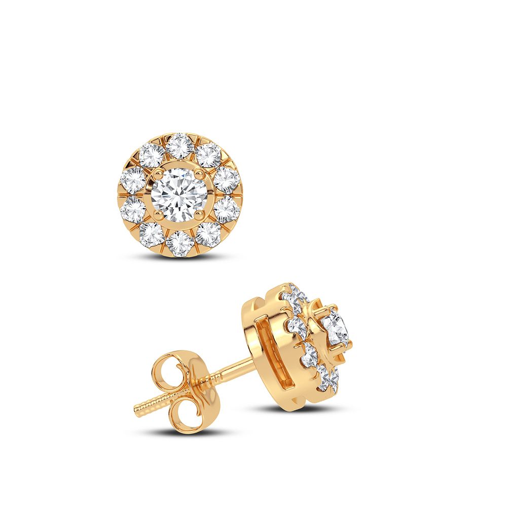 14K 0.25CT DIAMOND EARRING - Solomon Jewelers