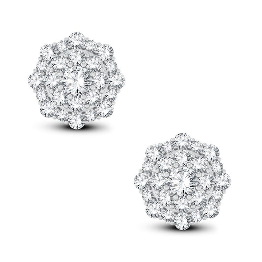 14K 0.33CT Diamond Earring - Solomon Jewelers