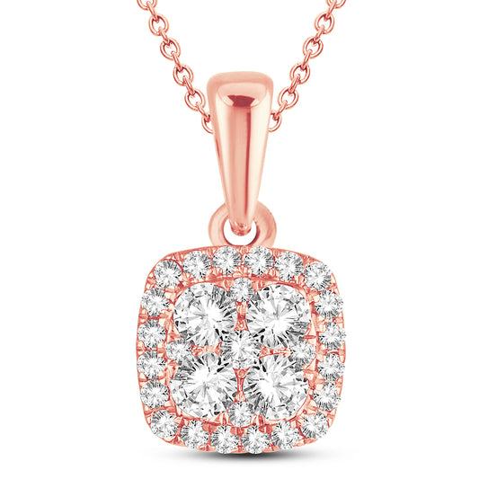 14k 0.50ct Diamond Pendant - Solomon Jewelers