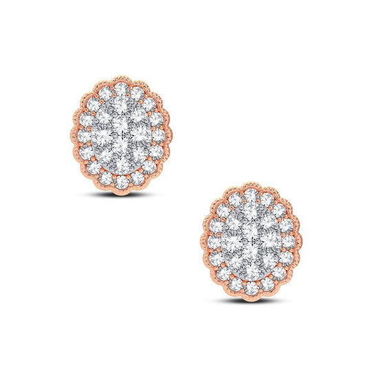 14K 0.50CT DIAMOND EARRING - Solomon Jewelers