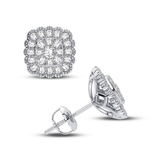 14K 0.50CT Diamond Earring - Solomon Jewelers
