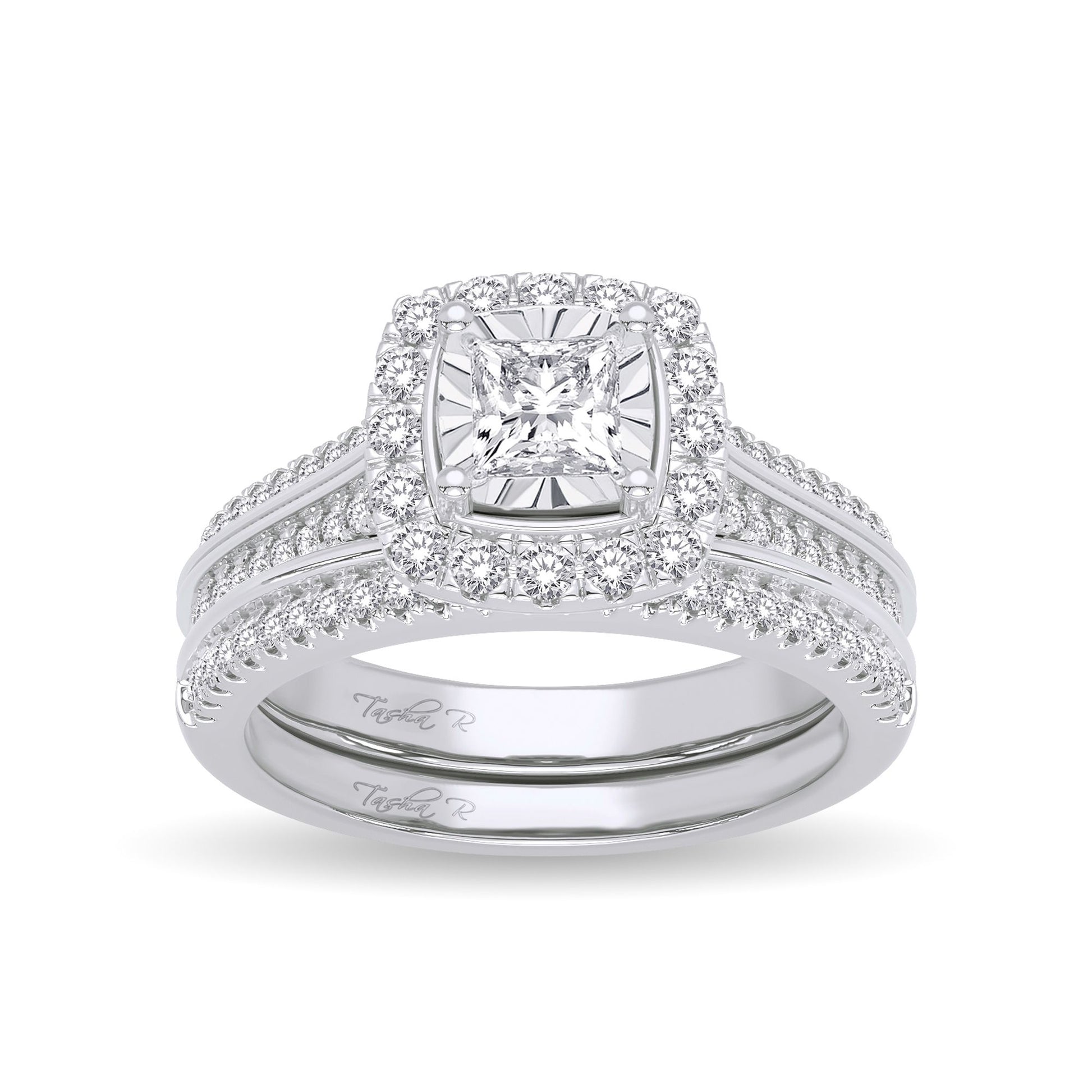 14K 0.64CT Diamond Bridal Ring - Solomon Jewelers
