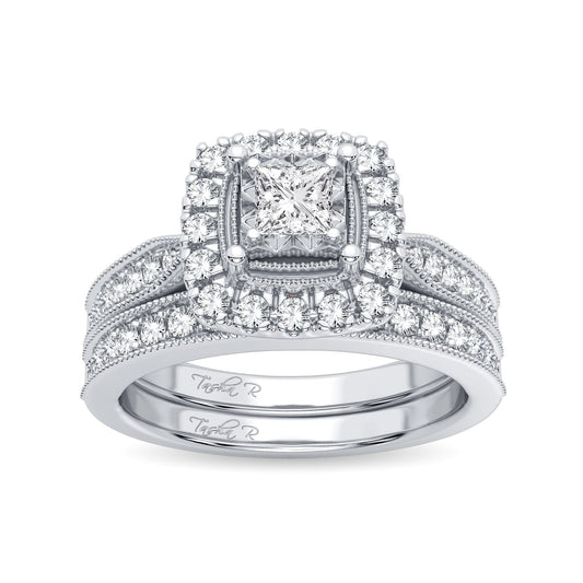 14K 0.75CT Diamond Bridal Ring - Solomon Jewelers