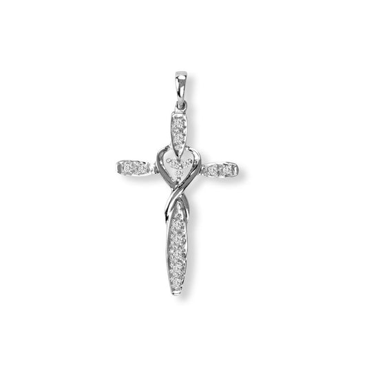14K 0.10CT Diamond Pendant - Solomon Jewelers