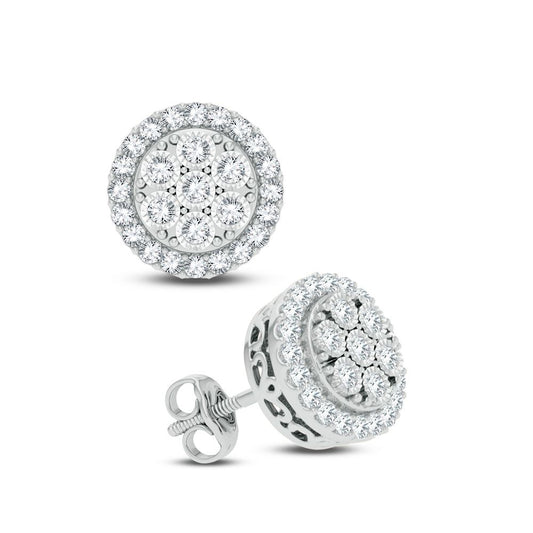 14K 1.00CT DIAMOND EARRING - Solomon Jewelers
