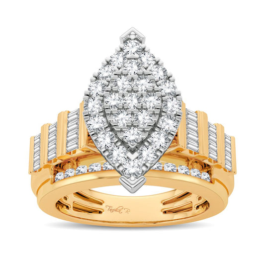 10K 1.00CT Diamond Ring - Solomon Jewelers