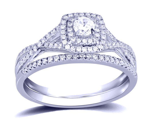 14K 0.50ct Diamond Bridal Ring - Solomon Jewelers