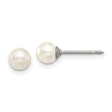 inverness-titanium-5mm-glass-pearl-post-earrings-SolomonJeweler-Wichita-KS-CustomJewelry