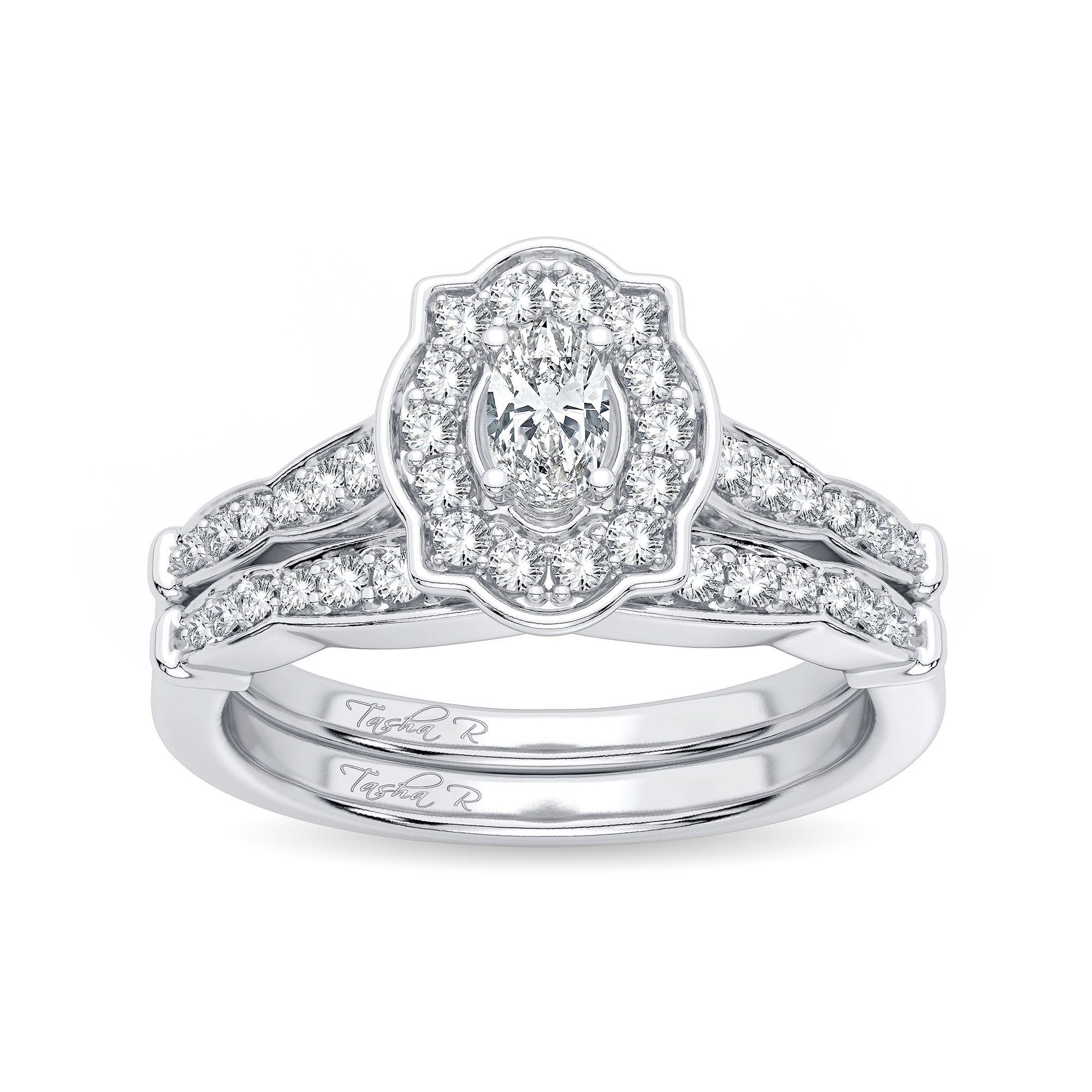 14k 0.50ct Diamond Bridal Ring - Solomon Jewelers