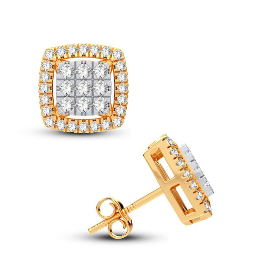 14K 0.50CT Diamond Earring - Solomon Jewelers