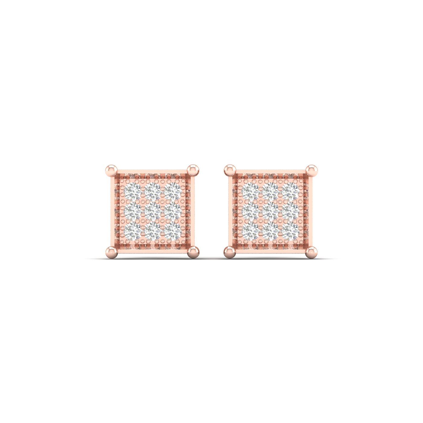 10K 0.05CT DIAMOND Earring