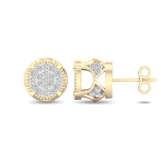 10K 0.15CT Diamond Earring - Solomon Jewelers
