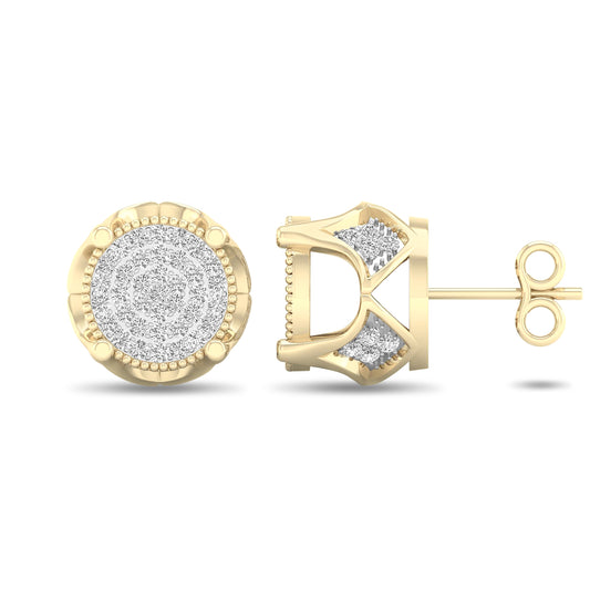 10K 0.25CT Diamond Earring - Solomon Jewelers
