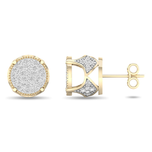 10K 0.33CT Diamond Earring - Solomon Jewelers