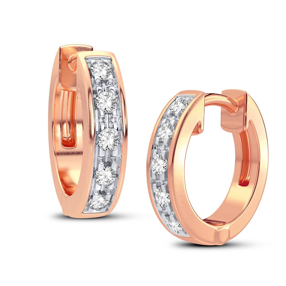 10K 0.05CT Diamond Earring - Solomon Jewelers