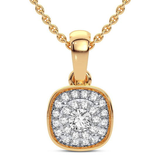 14K 0.13CT Diamond Pendant - Solomon Jewelers