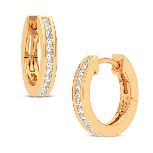 14K 0.10CT DIAMOND EARRING - Solomon Jewelers